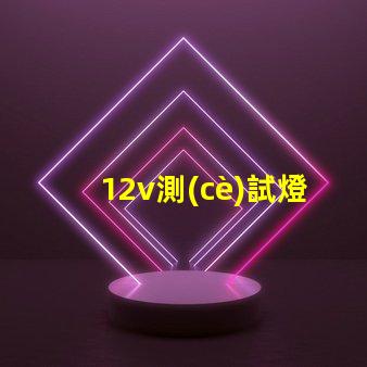 12v測(cè)試燈高效測(cè)試工具為您節(jié)省時(shí)間嗎