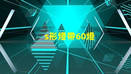 s形燈帶60燈