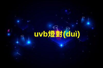 uvb燈對(duì)人體有傷害嗎深入解析UVB燈對(duì)皮膚健康的影響