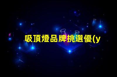 吸頂燈品牌挑選優(yōu)質(zhì)吸頂燈品牌的實(shí)用指南