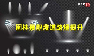 園林景觀燈道路燈提升城市夜景的理想選擇