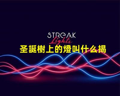 圣誕樹上的燈叫什么揭秘圣誕樹燈光的種類與選擇