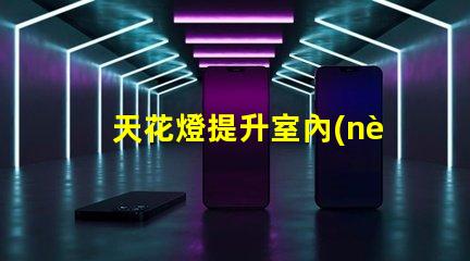 天花燈提升室內(nèi)照明效果的理想選擇