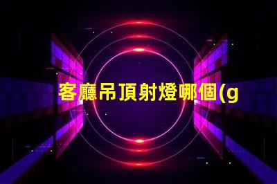 客廳吊頂射燈哪個(gè)牌子好市場(chǎng)上最受歡迎射燈品牌解析