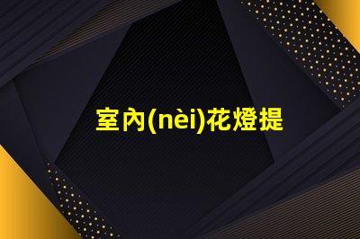 室內(nèi)花燈提升空間氛圍的絕佳選擇