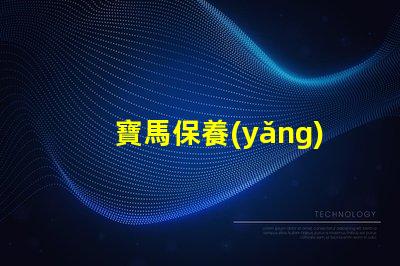 寶馬保養(yǎng)費用價格表揭秘真實保養(yǎng)成本的秘密