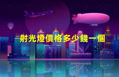 射光燈價格多少錢一個市場價格解析與選購指南