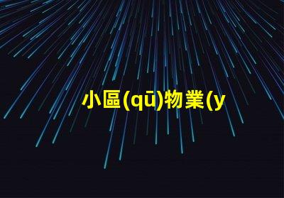 小區(qū)物業(yè)路燈提升社區(qū)安全的智能照明方案