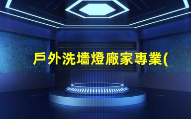戶外洗墻燈廠家專業(yè)生產(chǎn)高效節(jié)能洗墻燈的領(lǐng)導(dǎo)者