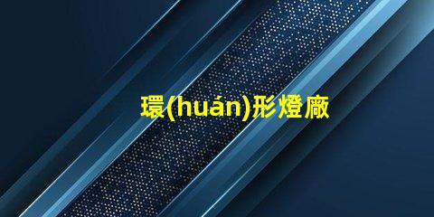 環(huán)形燈廠家
