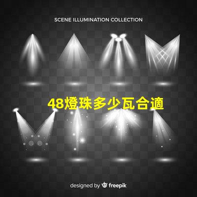 48燈珠多少瓦合適