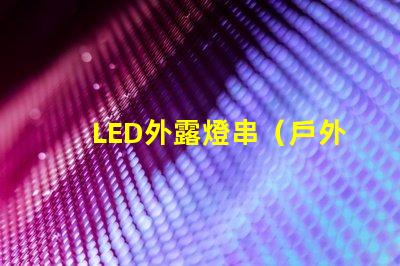 LED外露燈串（戶外裝飾照明首選）