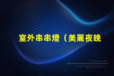 室外串串燈（美麗夜晚的點綴）
