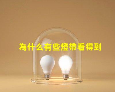 為什么有些燈帶看得到燈珠