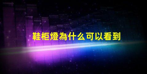 鞋柜燈為什么可以看到燈珠