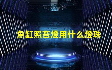 魚缸照苔燈用什么燈珠